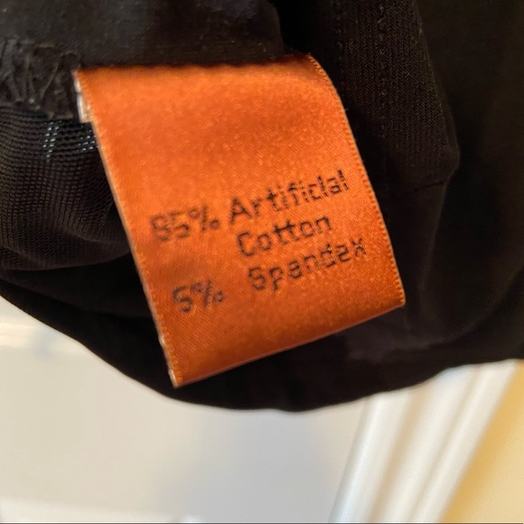 Black long-sleeved casual top - Picture 4 of 5